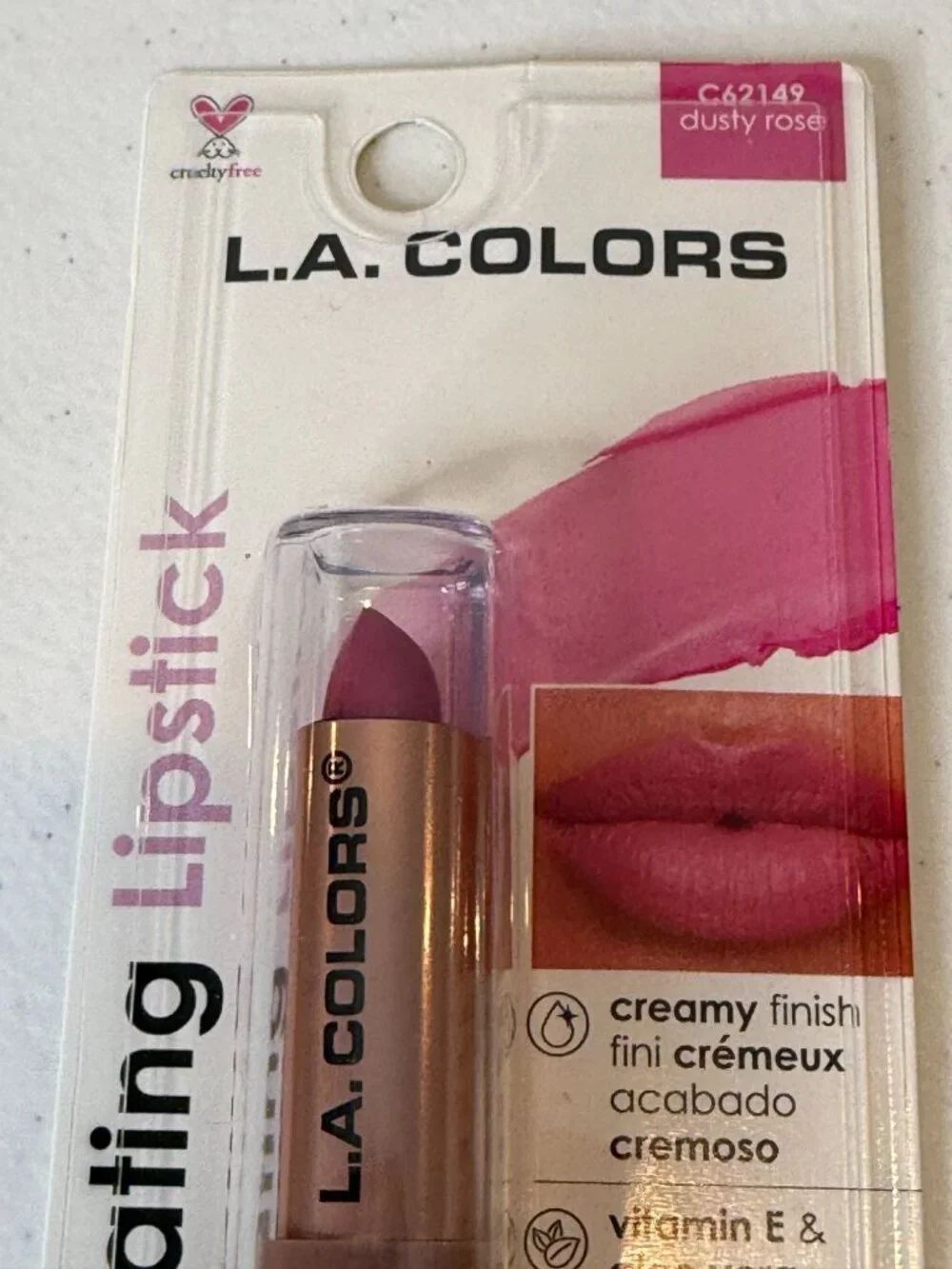 LA Colors Hydrating Lipstick Dusty Rose C62149